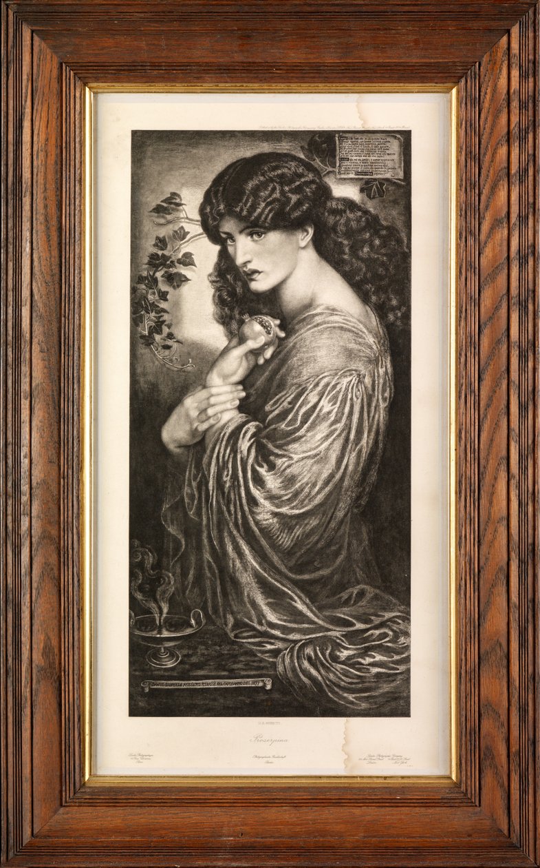 Proserpina door Dante Gabriel Charles Rossetti