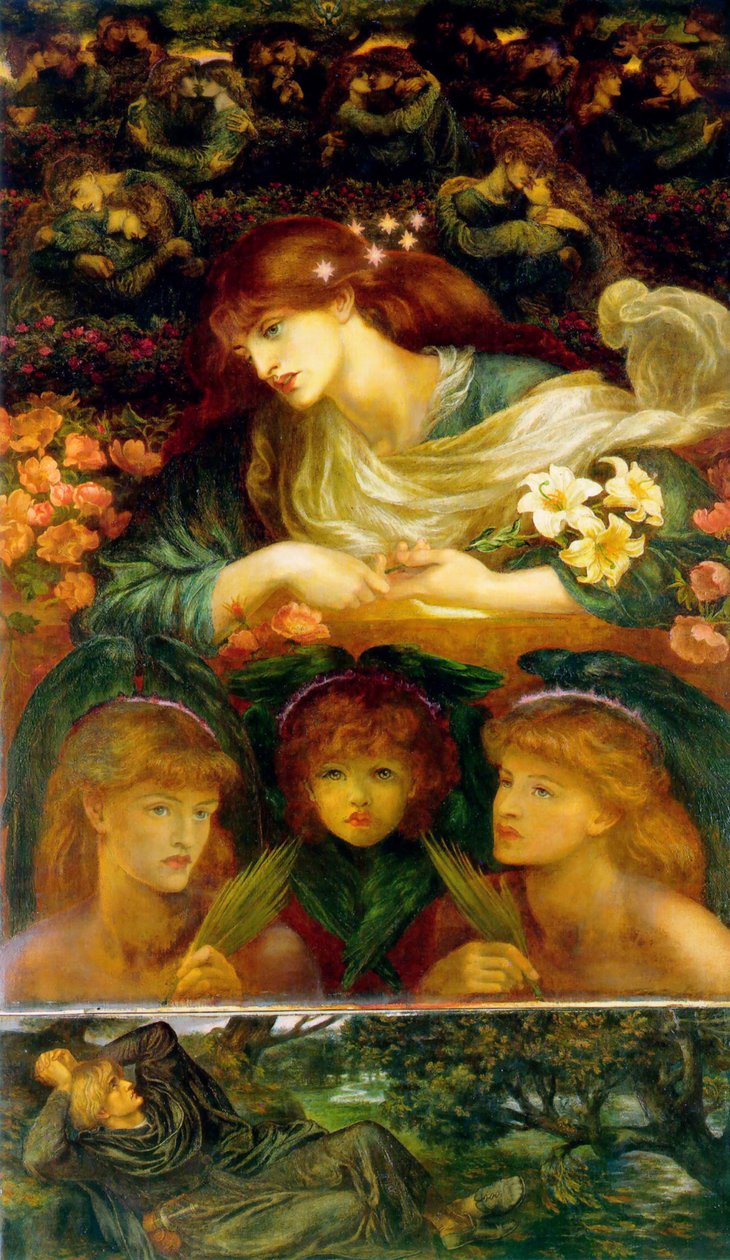 De gezegende Damozel door Dante Gabriel Charles Rossetti