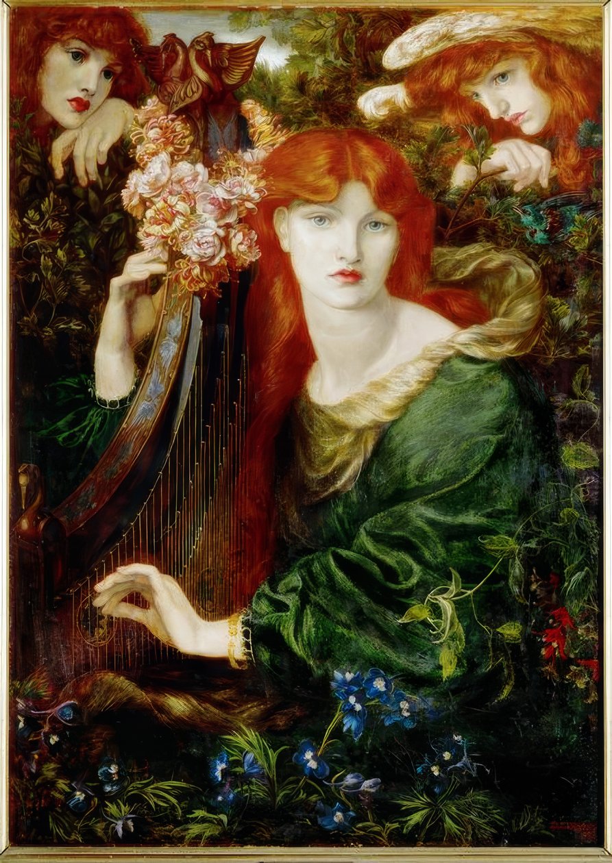 La Ghirlandata door Dante Gabriel Charles Rossetti