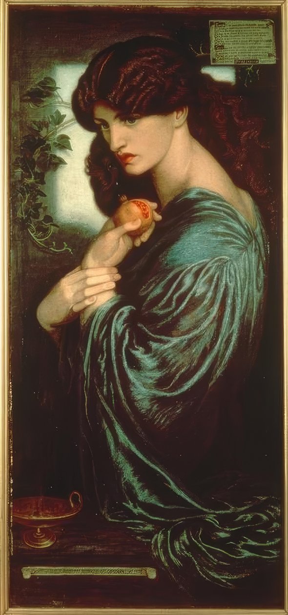 Proserpina door Dante Gabriel Charles Rossetti