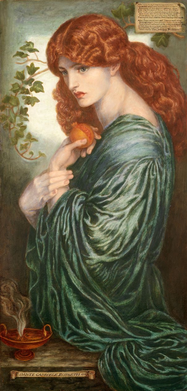 Proserpina, 1882. door Dante Gabriel Rossetti