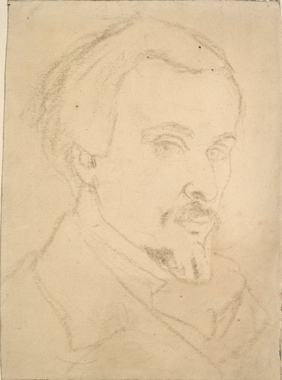 Zelfportret door Dante Gabriel Rossetti