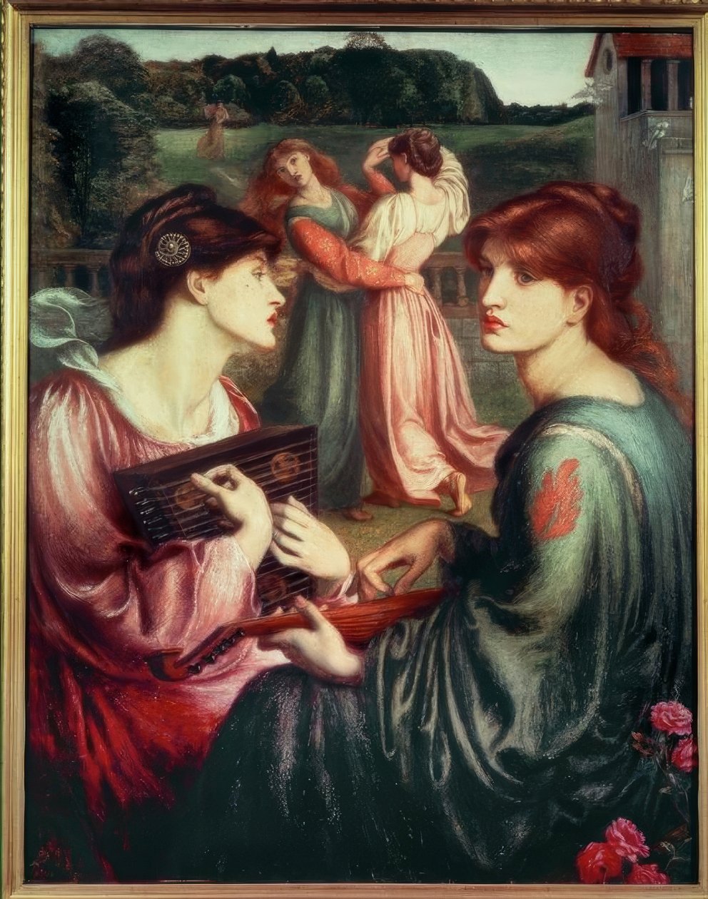 De prieelweide door Dante Gabriel Charles Rossetti