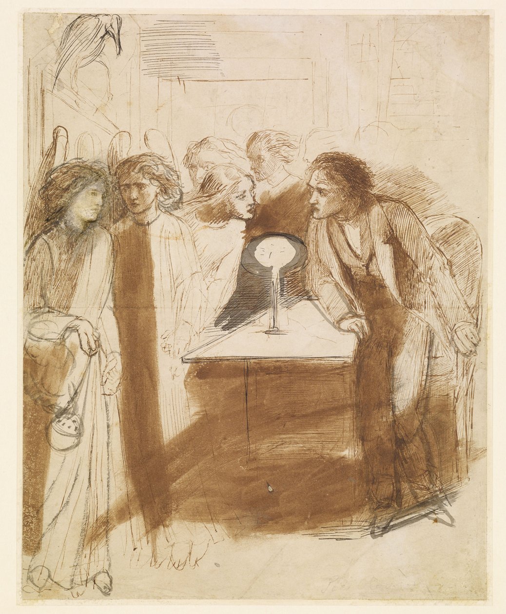 De Raaf - Engelvoetvallen door Dante Gabriel Rossetti
