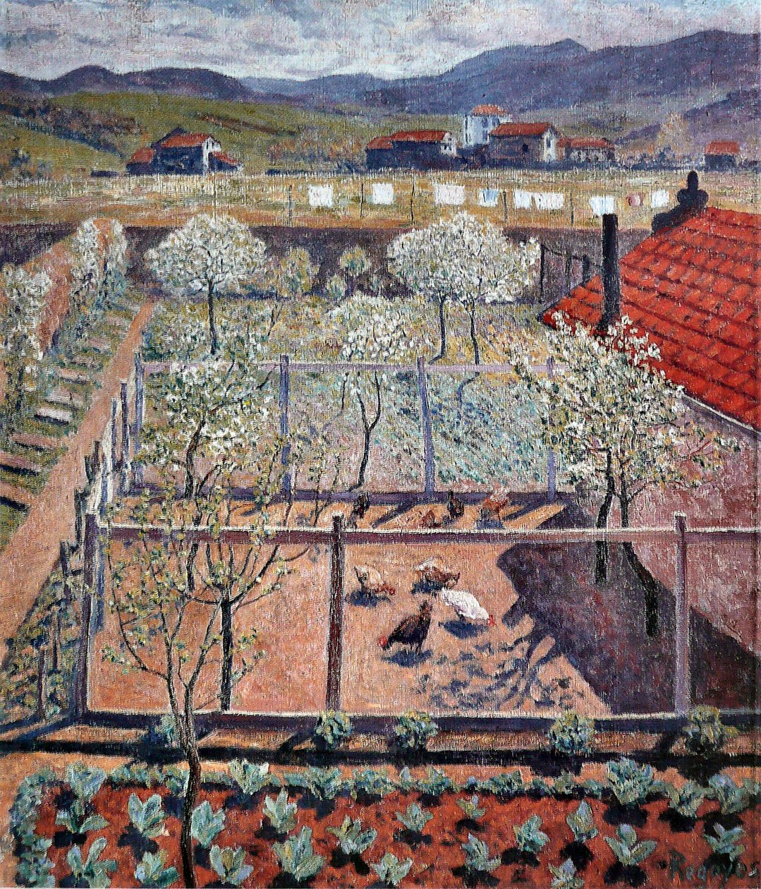 Kippenhok door Darío de Regoyos