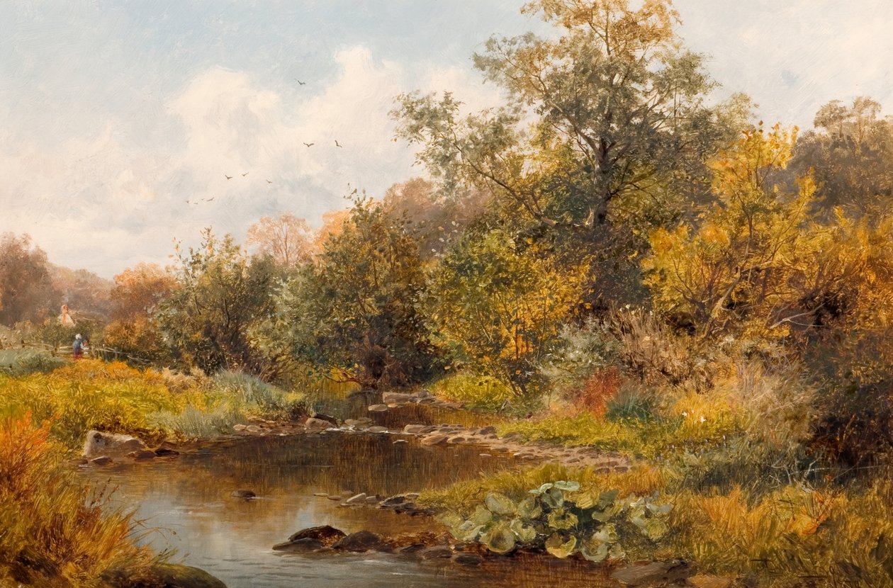 Beek bij Old Storridge, Worcestershire door David Bates