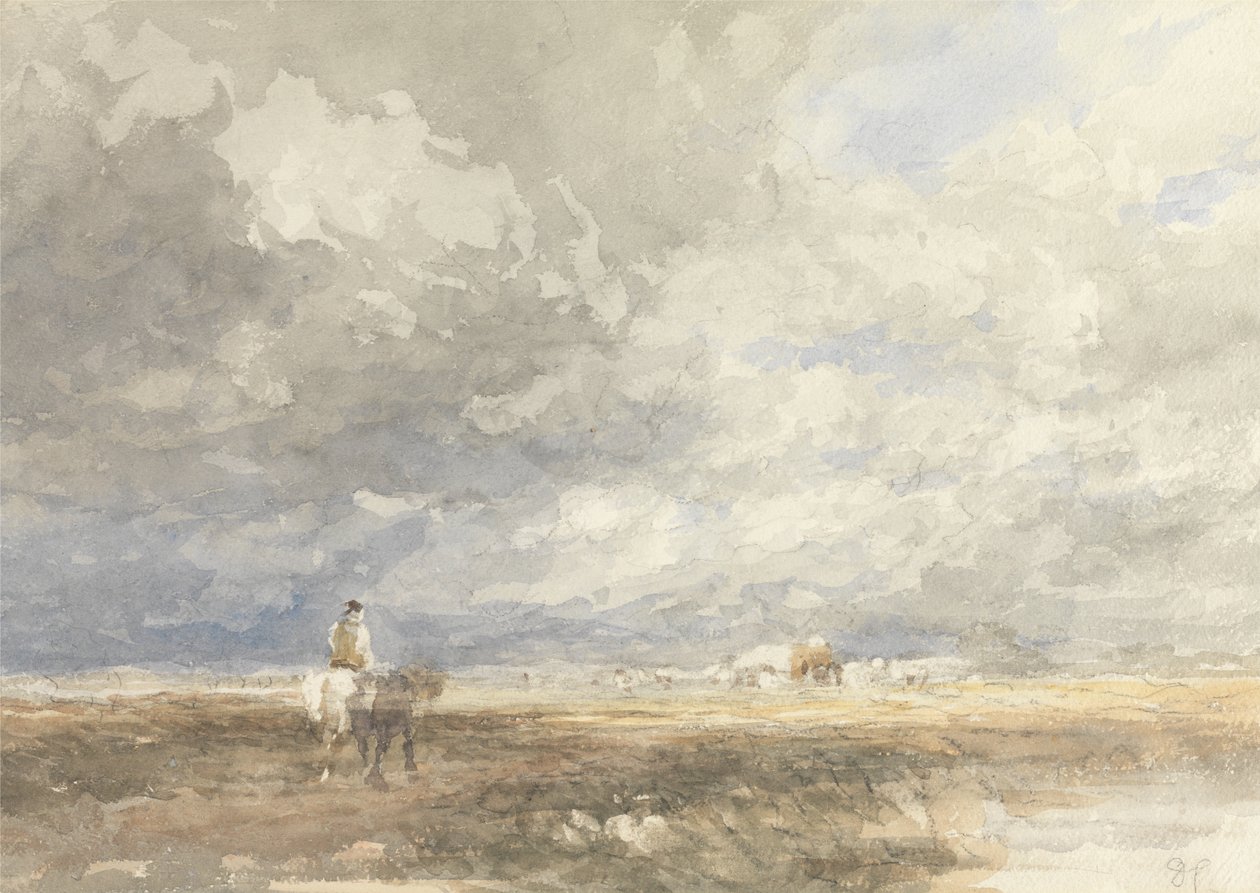 Op Weg naar het Hooi door David Cox