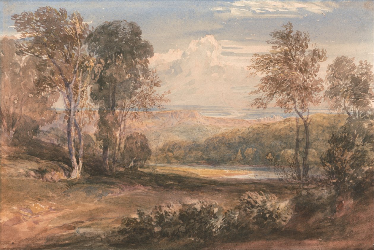 Op de Wye door David Cox