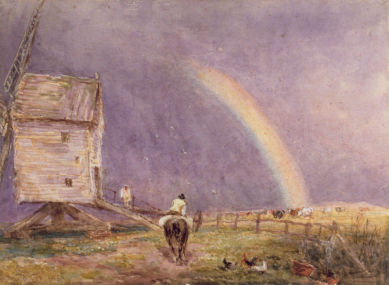 De Molen, 1853 door David Cox