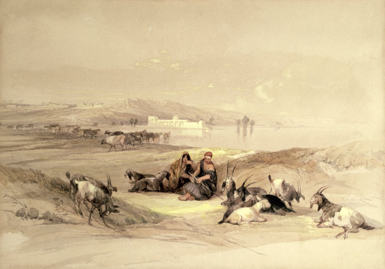 Oud Ashdod door David Roberts