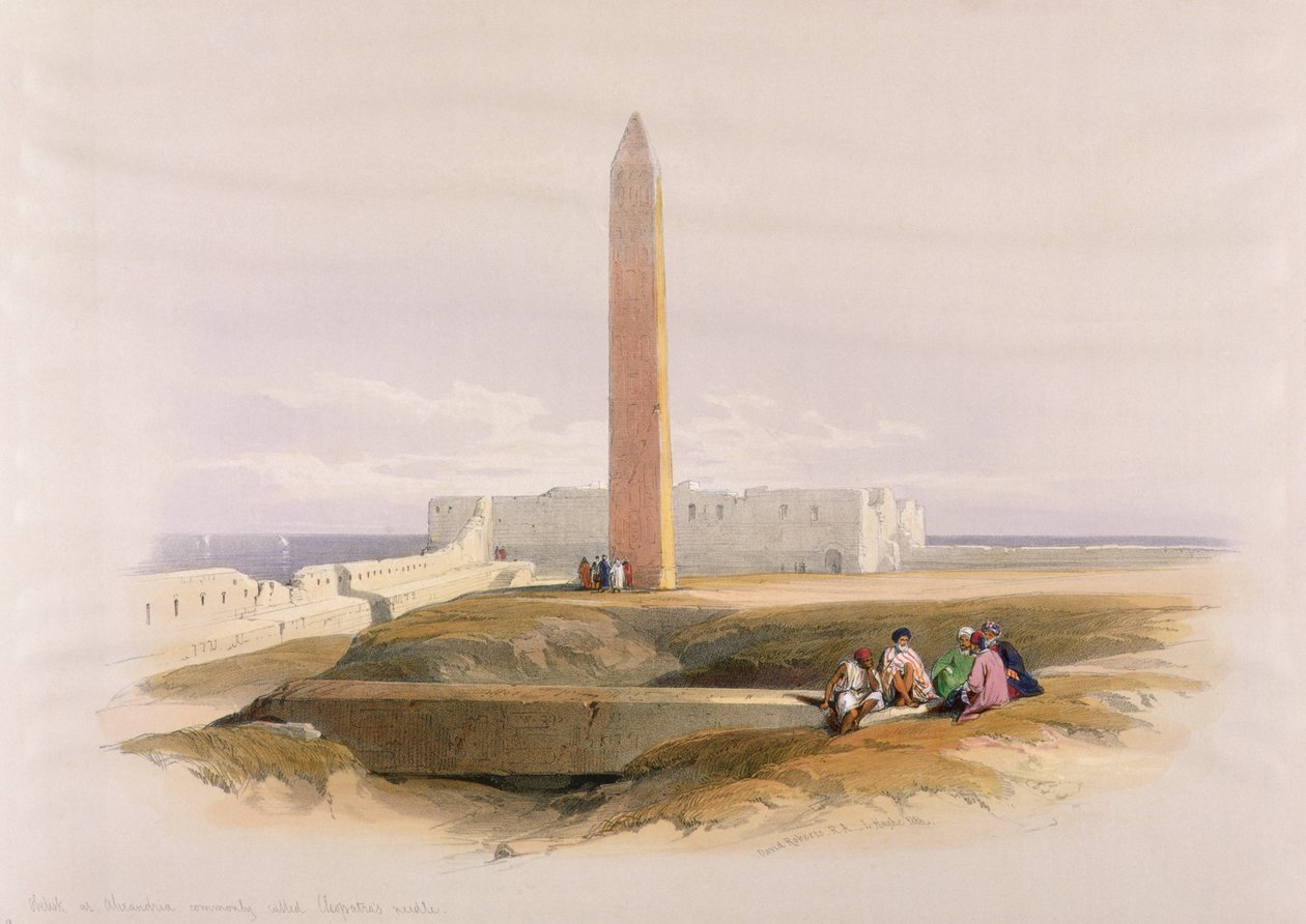 Obelisk in Alexandrië, gewoonlijk Cleopatra
