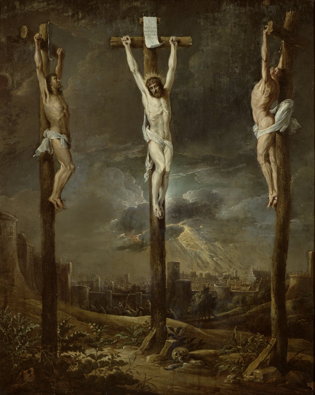 Calvarie door David Teniers the Younger