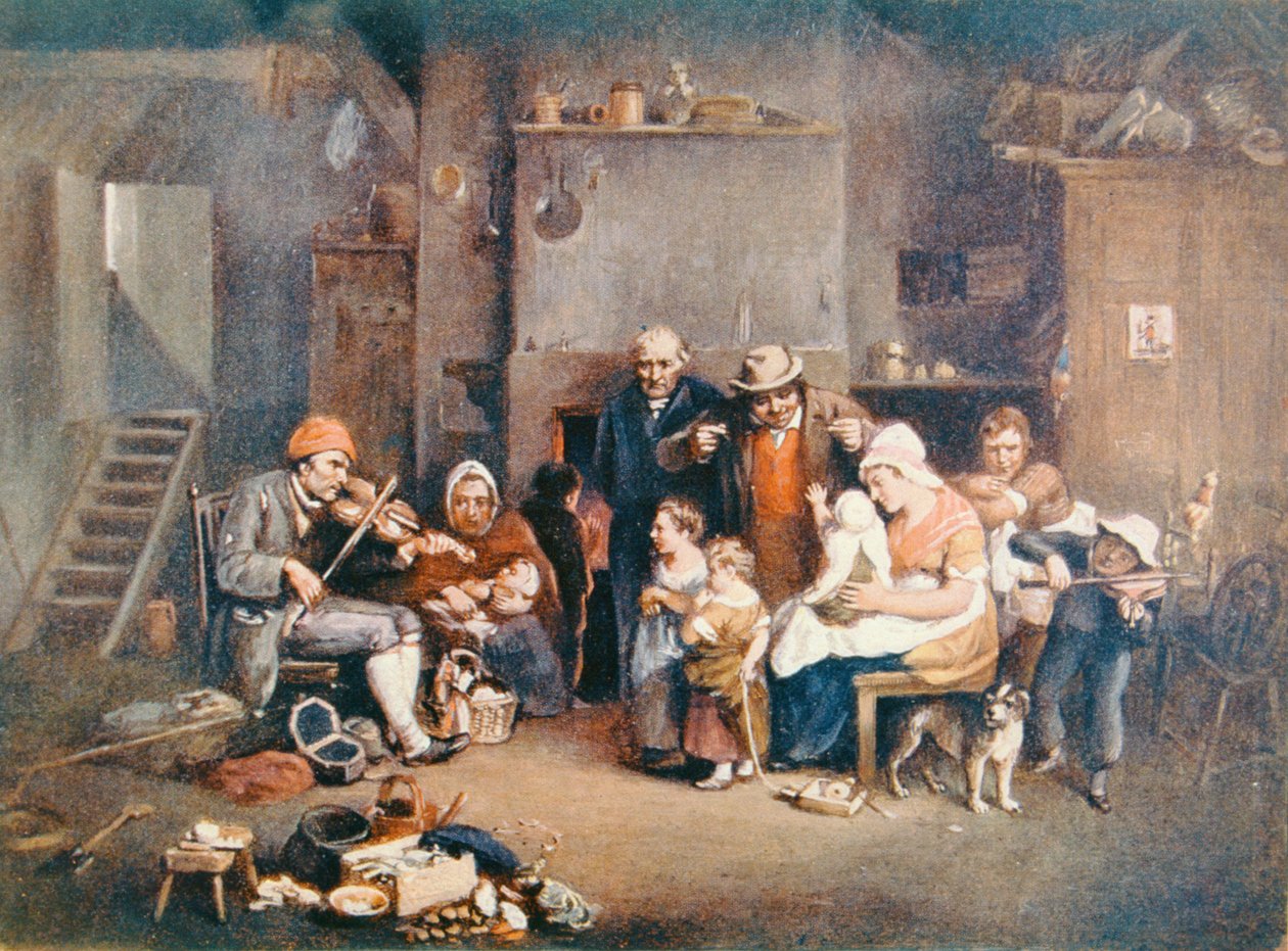 De Blinde Vioolspeler, illustratie uit 
