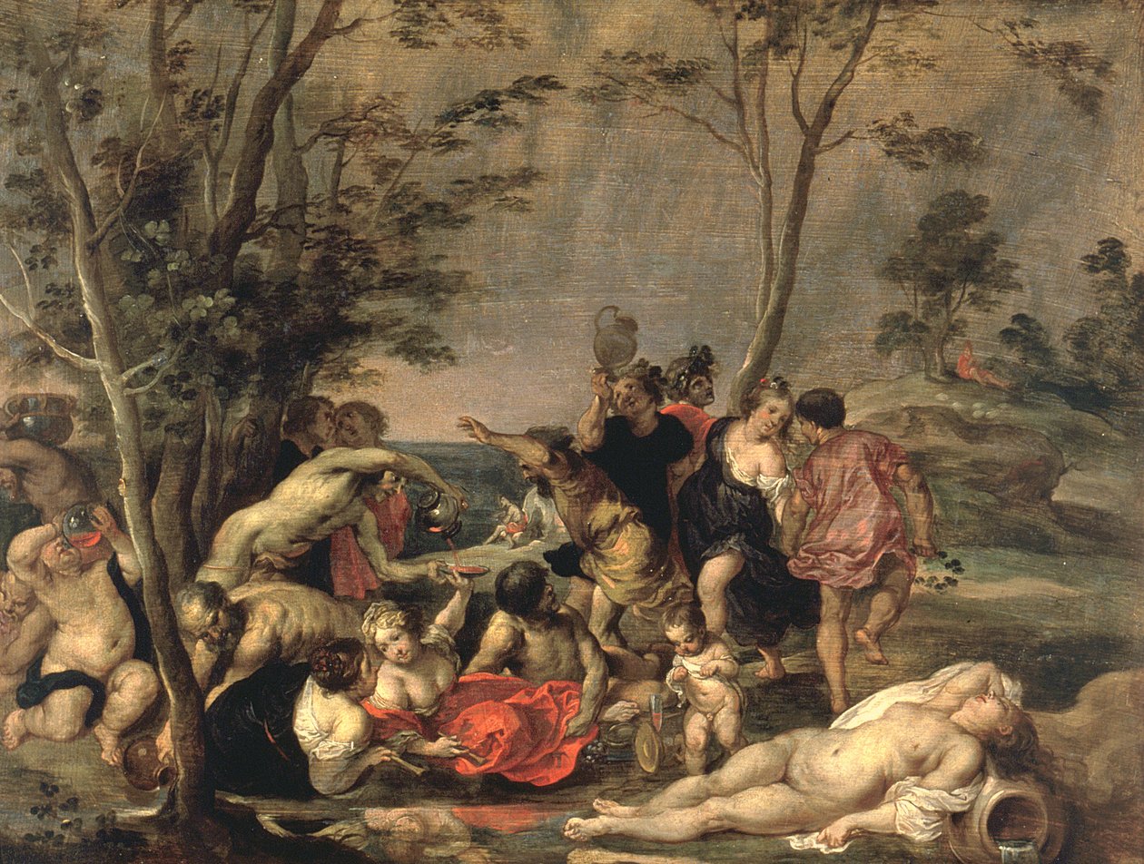 Bacchanaal door David Teniers the Elder