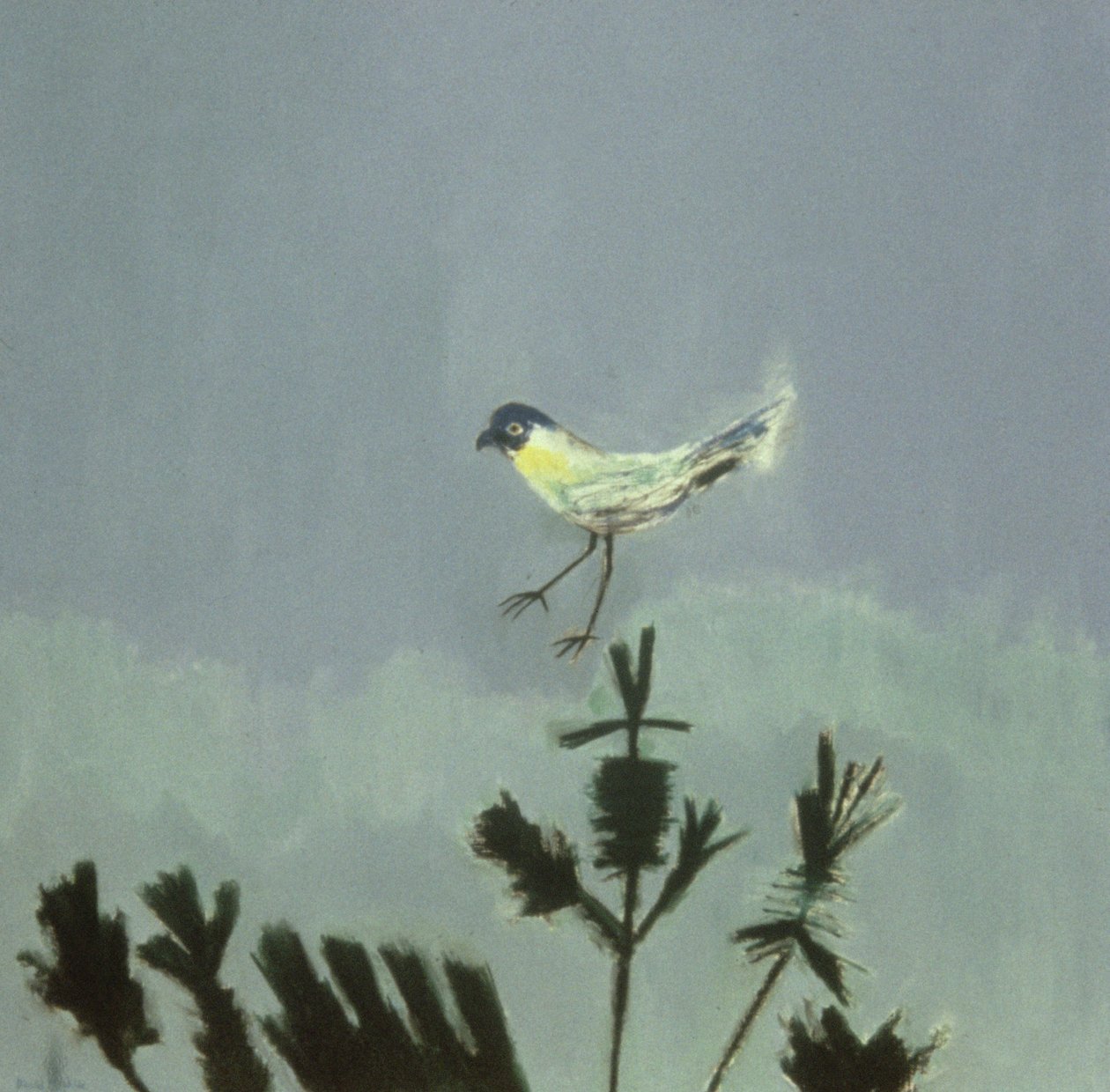 Vreemde vogel landt door David Alan Redpath Michie