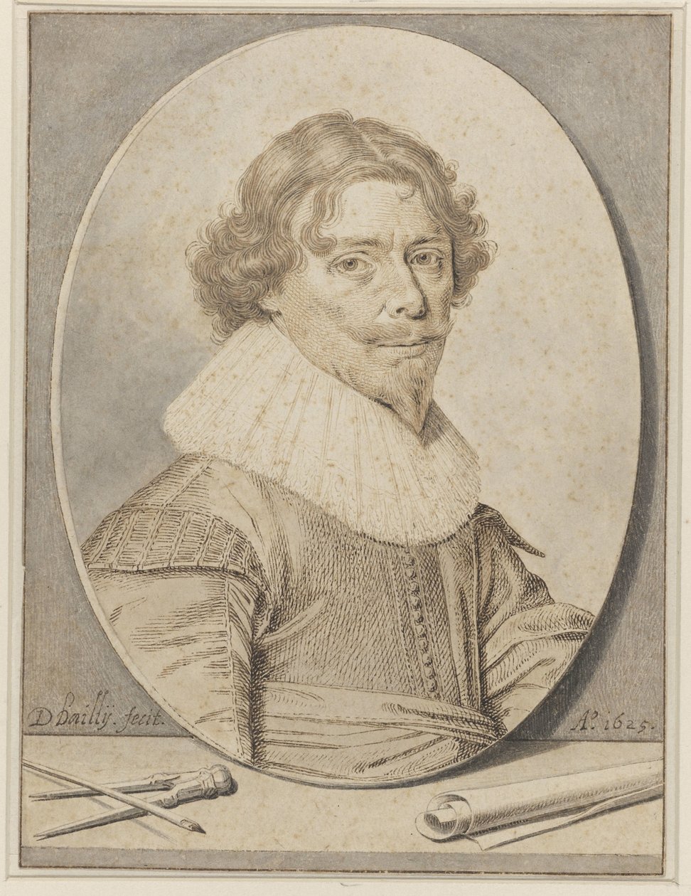 Zelfportret van David Bailly door David Bailly