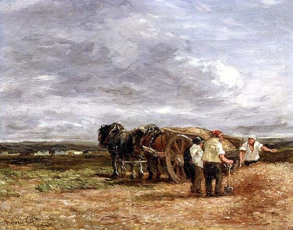 Kiezelstenen Vervoeren door David Cox