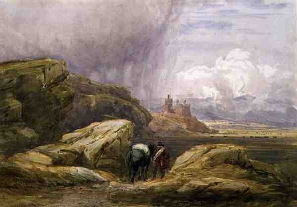 Kasteel Harlech door David Cox
