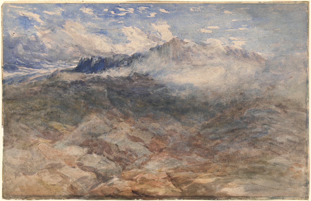 Bergtoppen, Cader Idris door David Cox