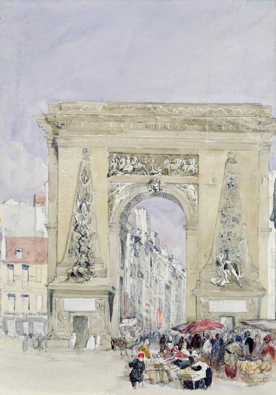 Porte St. Denis door David Cox