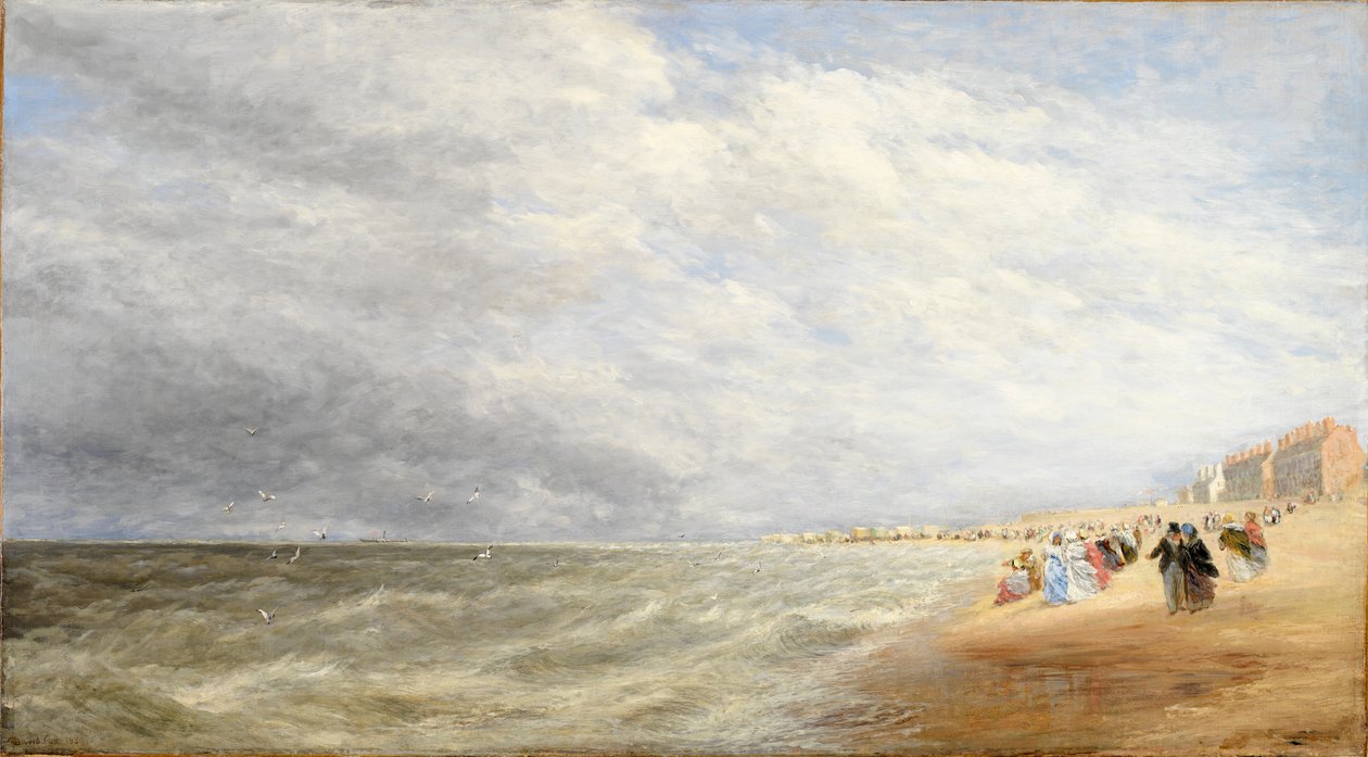 Rhyl Sands, 1855 door David Cox