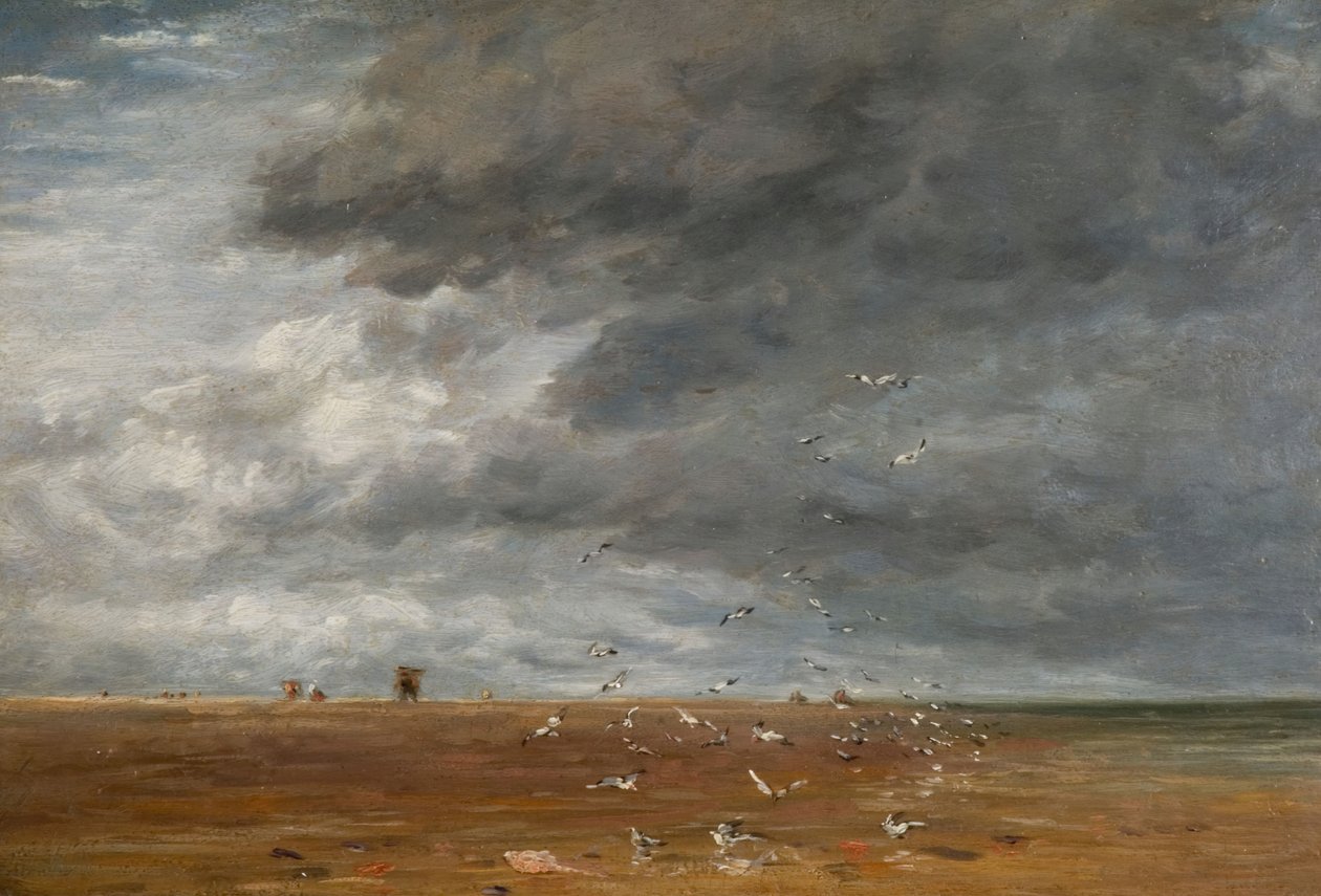 Op het zand, 1851 door David Cox the elder