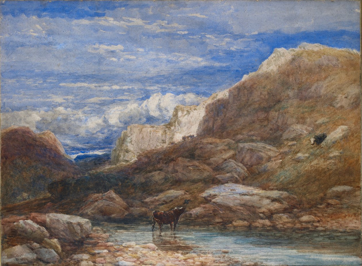 De Uitdaging door David Cox the elder