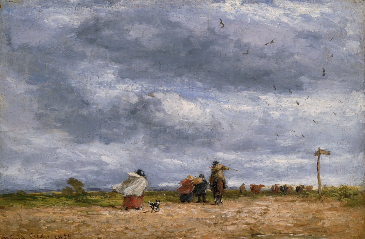 De kruispunten, 1850 door David Cox the elder