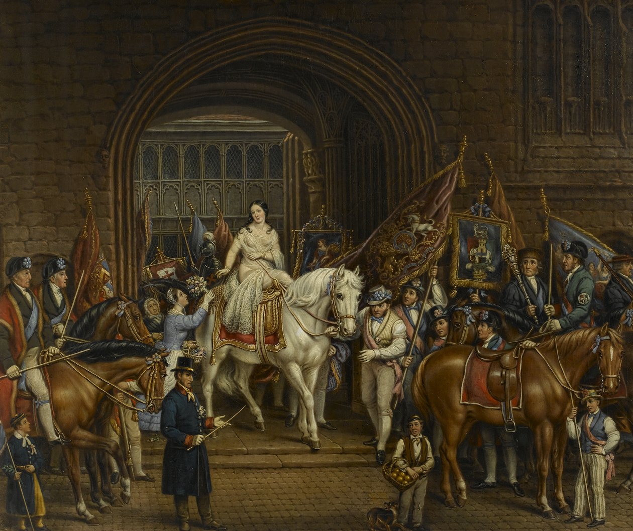 Lady Godiva-processie van 1829, 1867 door David Gee