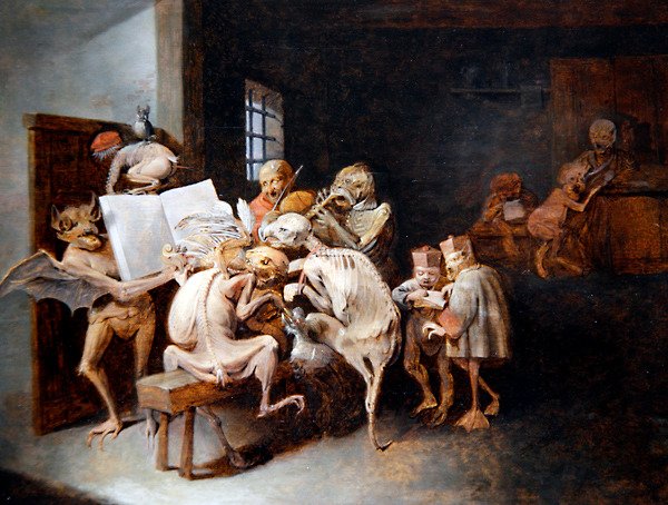De Muziekles door David III Ryckaert
