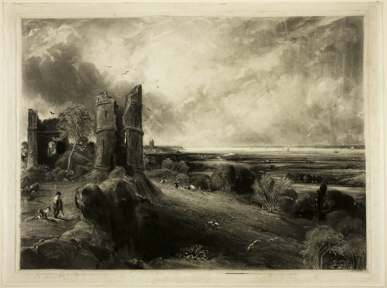 Hadleigh Castle bij de Nore door David Lucas