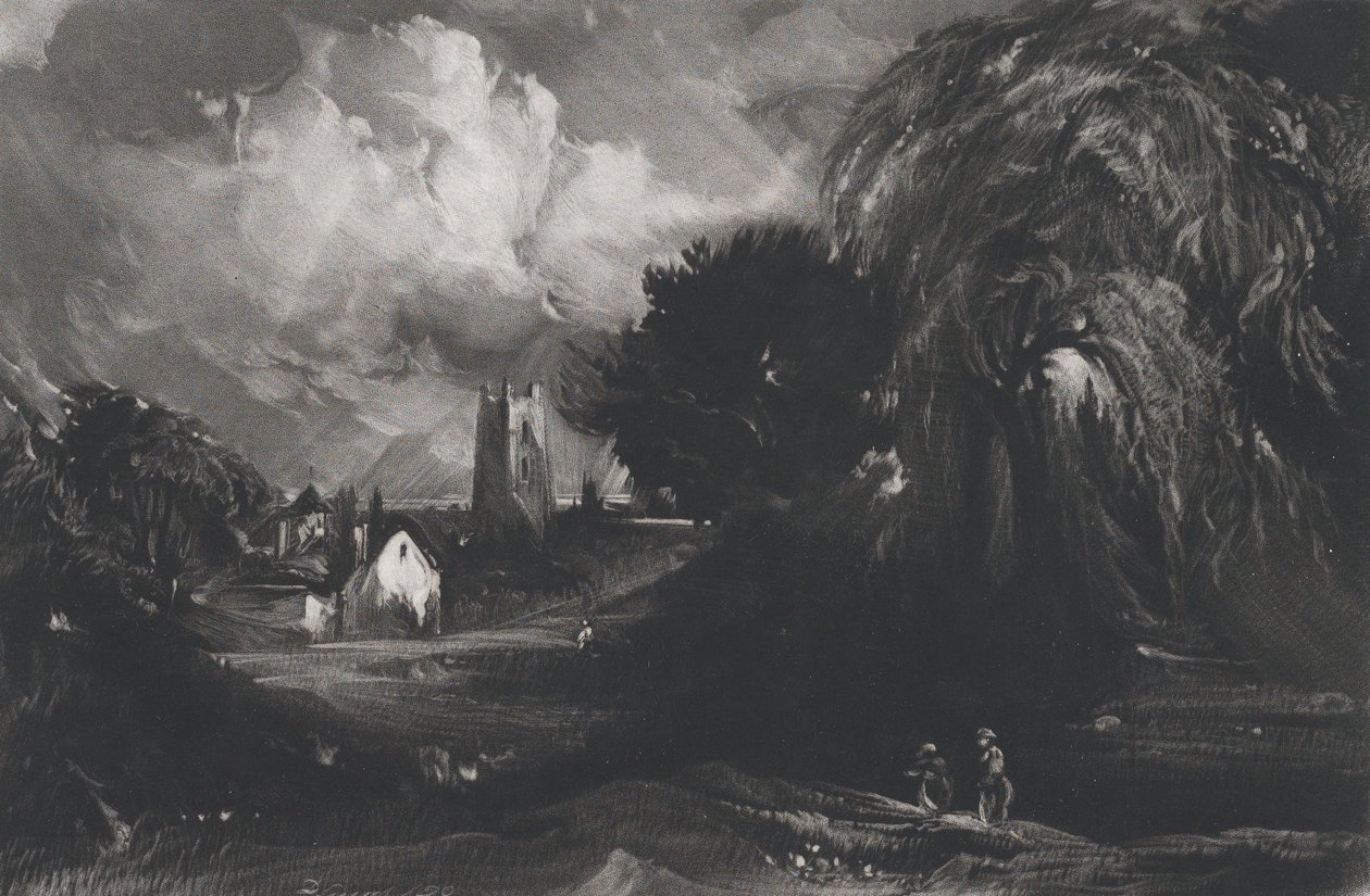 Stoke-by-Neyland, 1829 door David Lucas