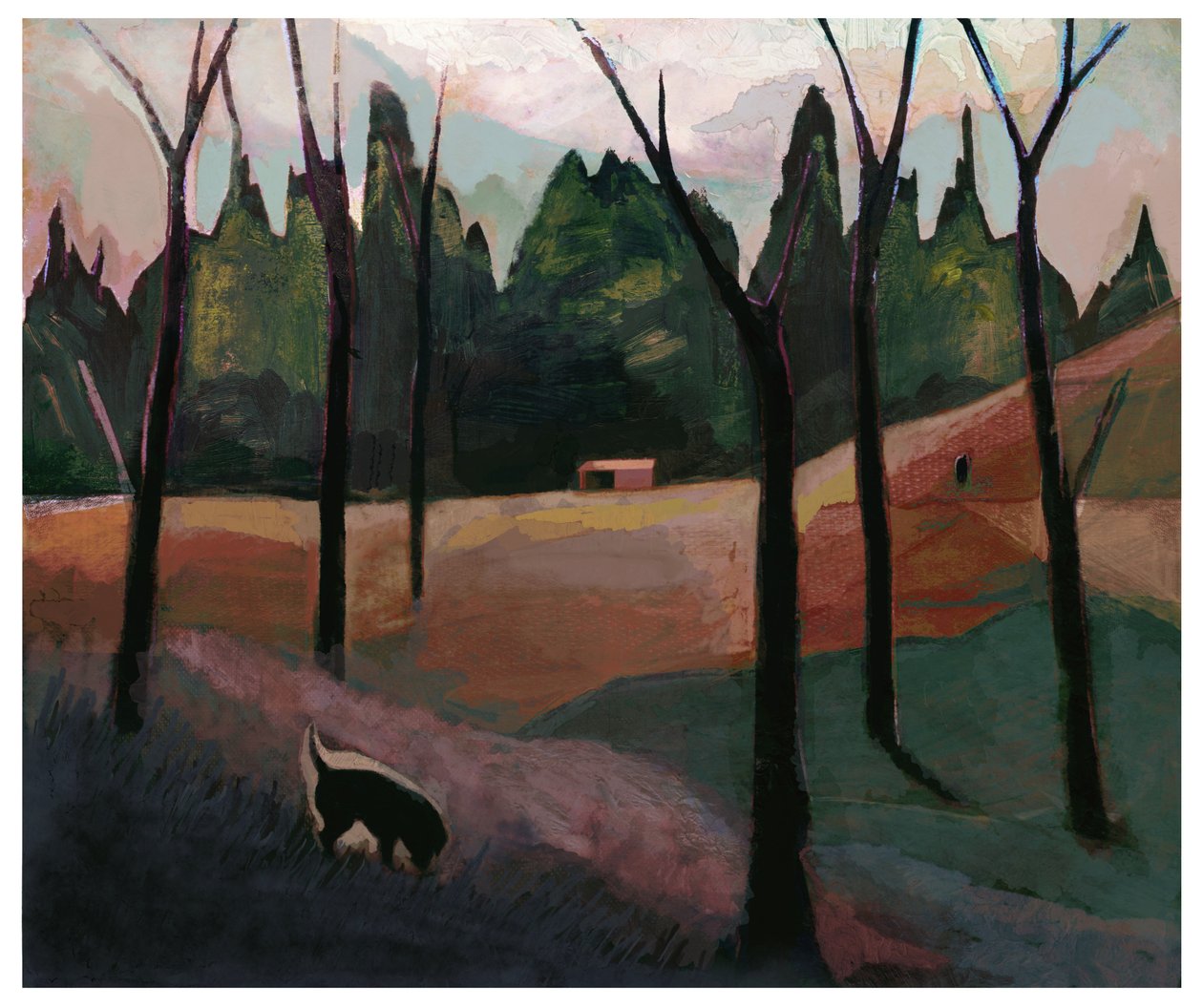 Farrow Sands, 2023 (gemengde techniek) door David McConochie