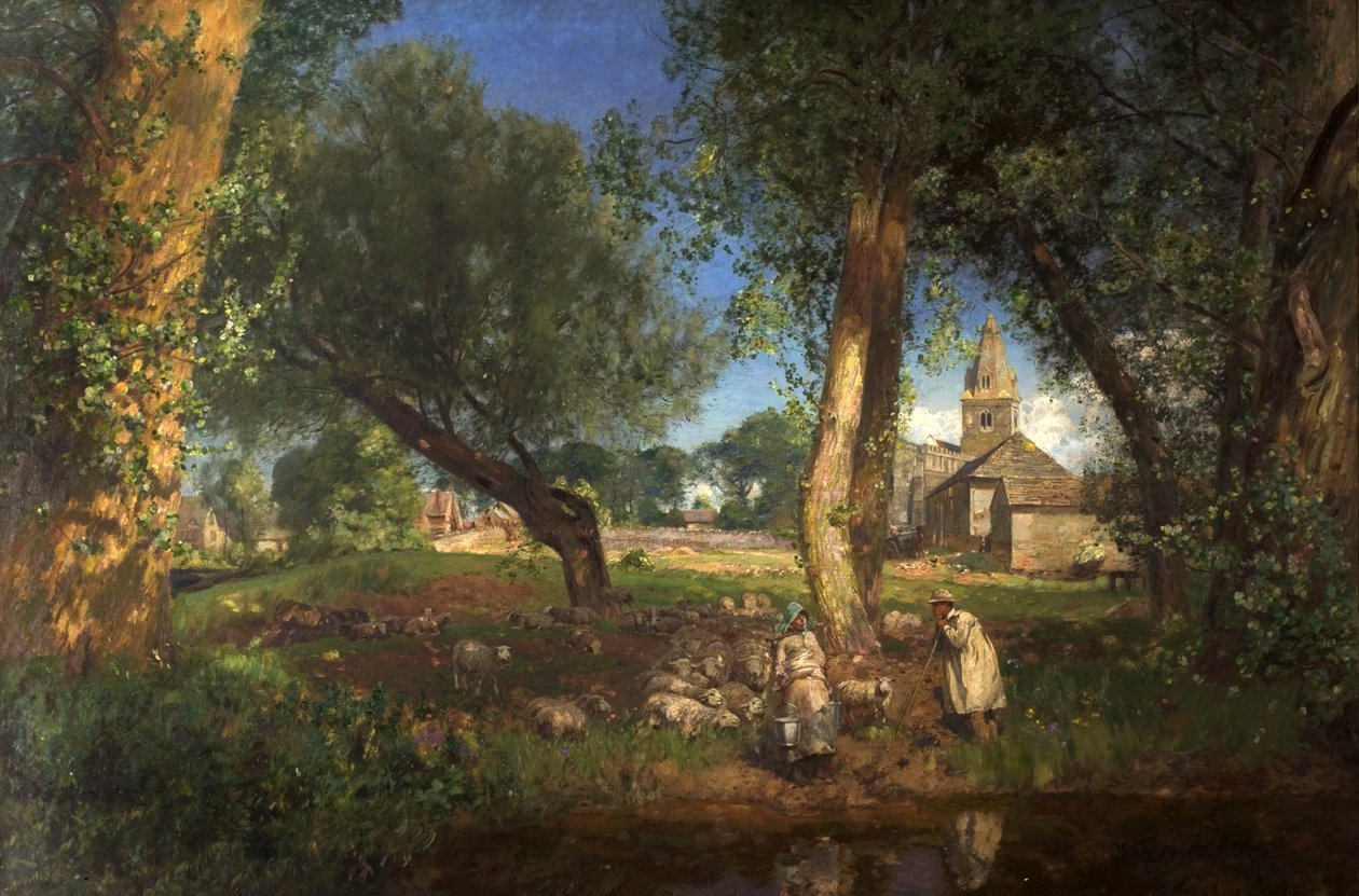 De Tiendenschuren, 1905 door David Murray
