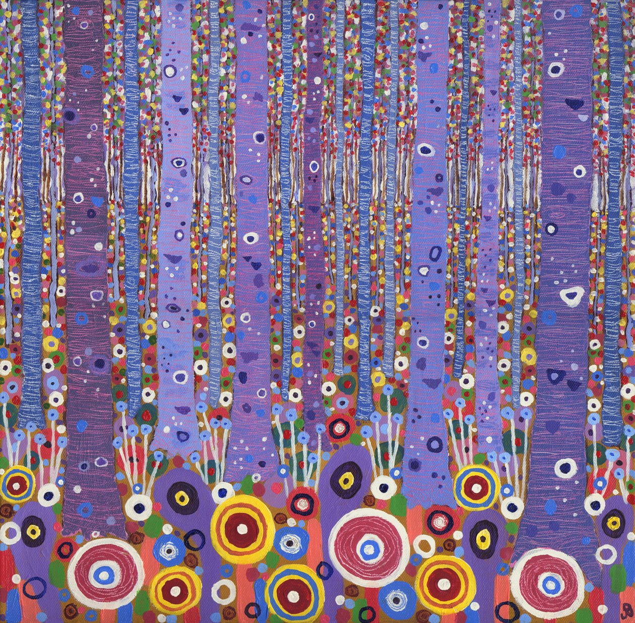 Purple Forest 1, 2012 door David Newton