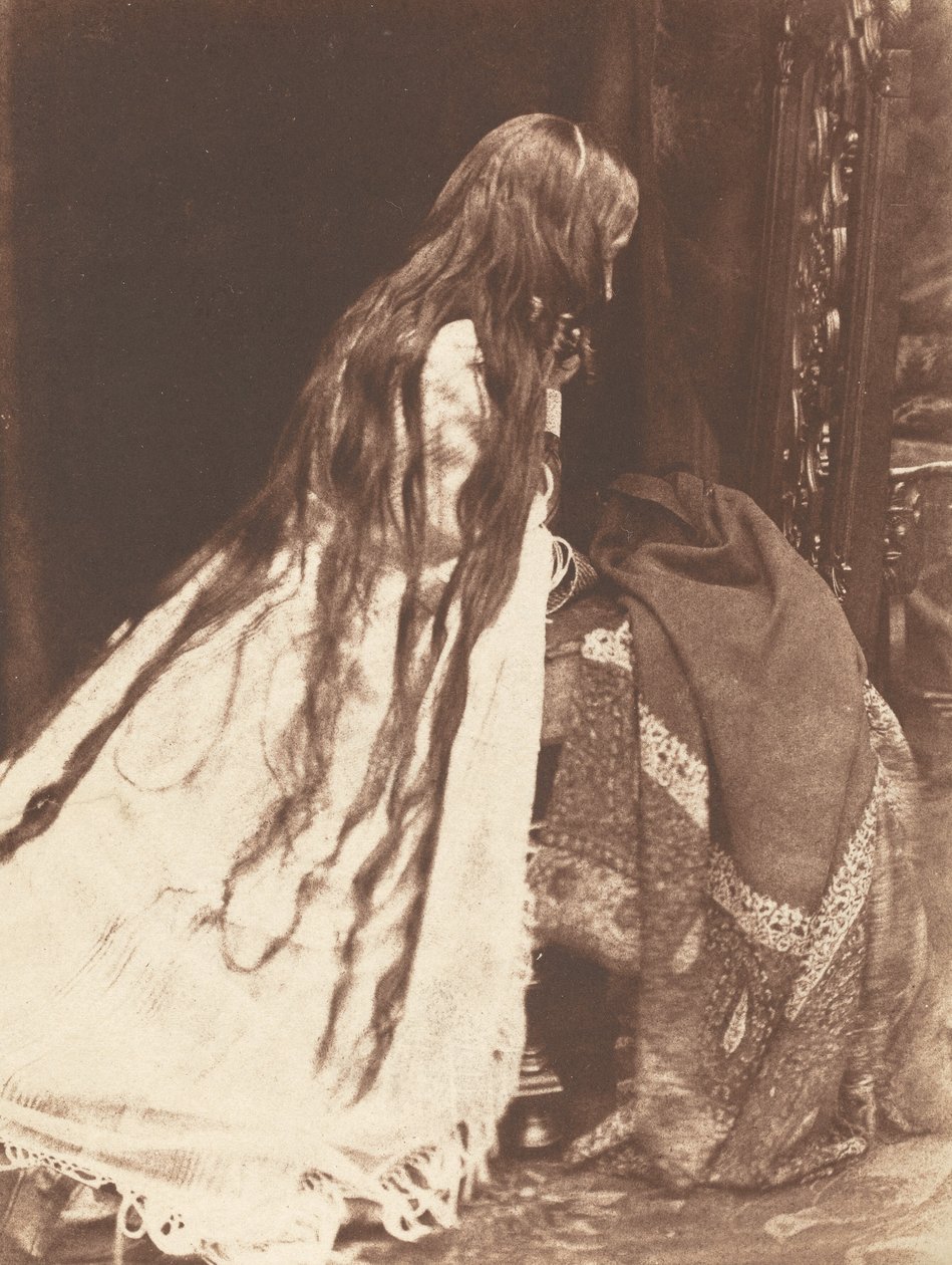 Gebed,1843-1847 (foto) door David Octavius Hill