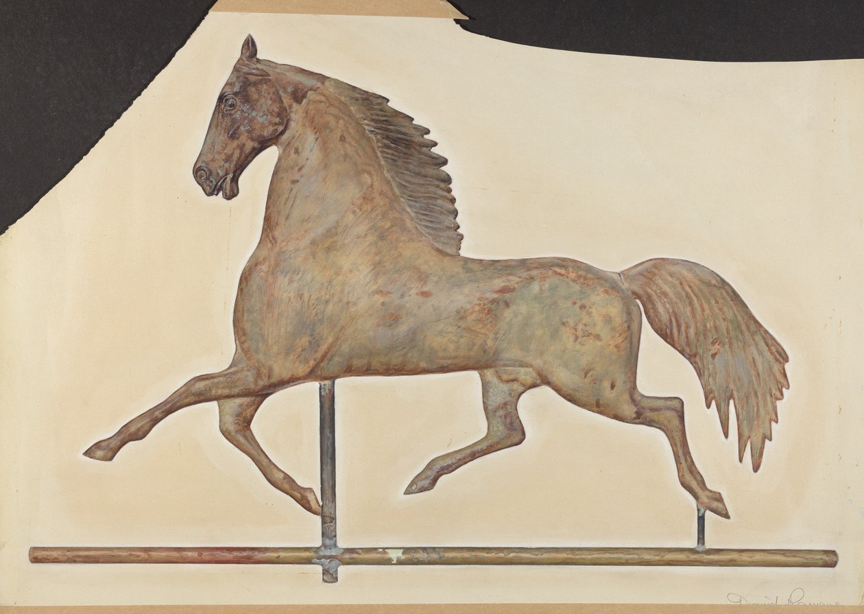 Paard windwijzer door David Ramage