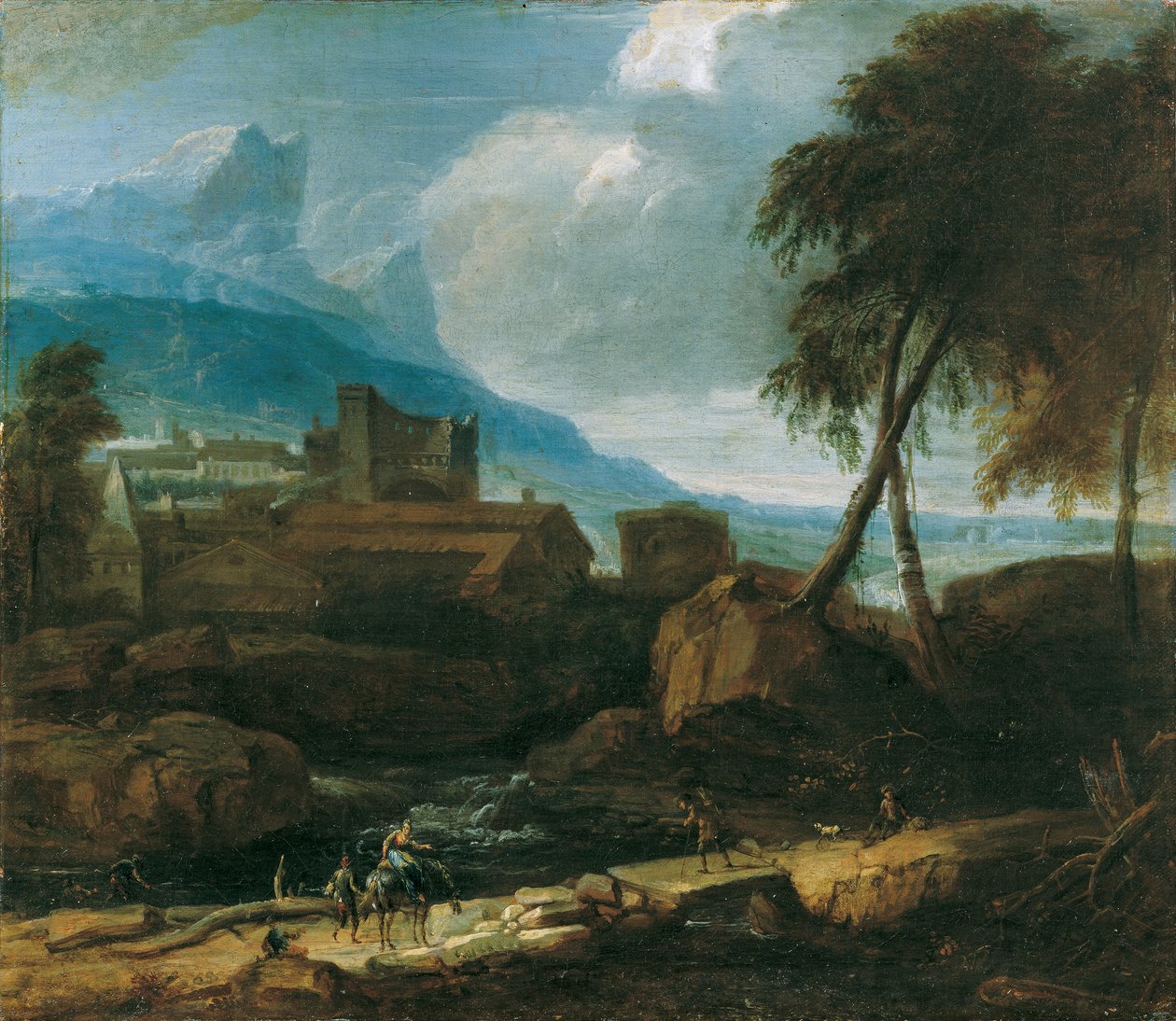 Ideaal landschap door David Richter d. Ä.