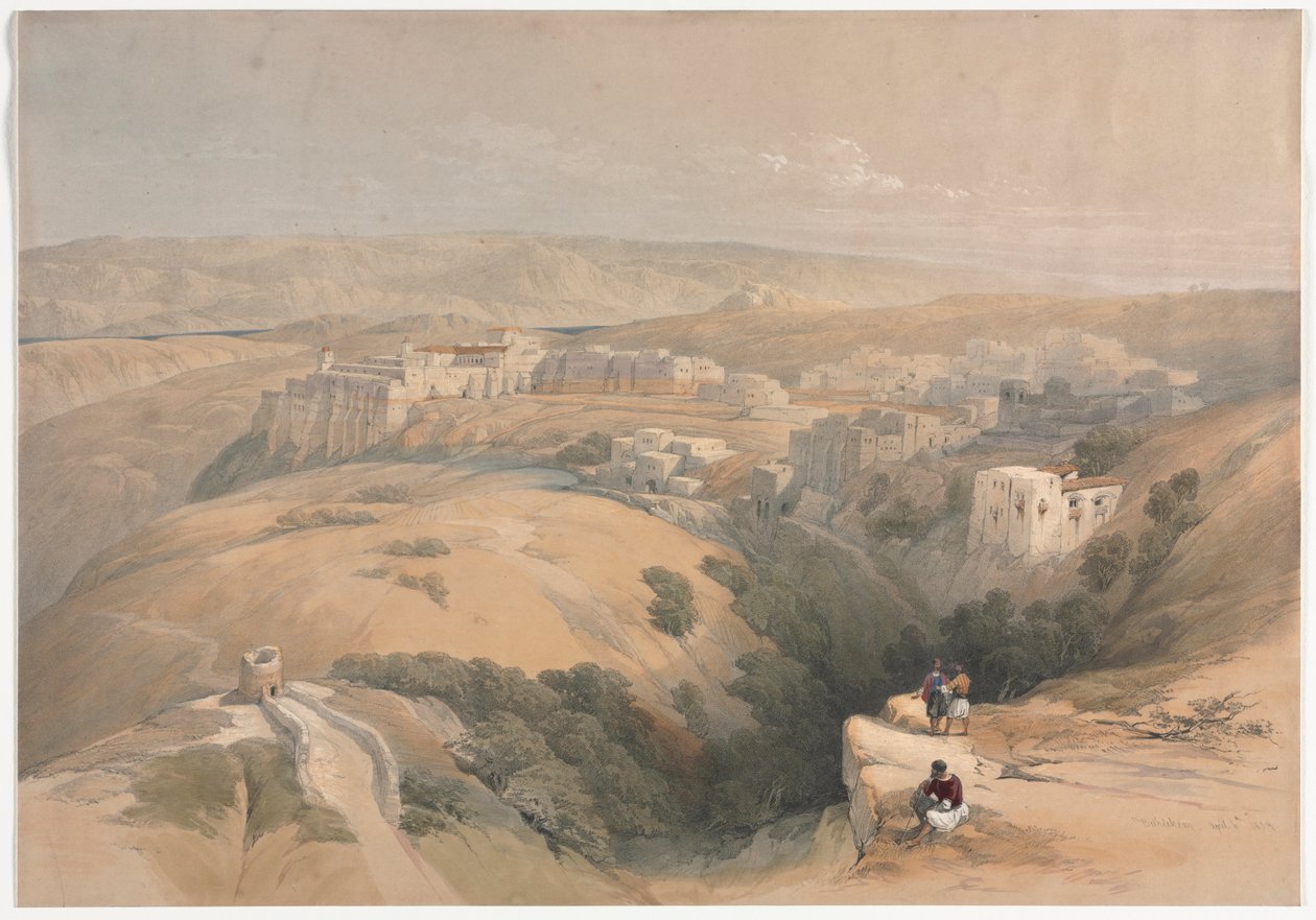 Bethlehem, 1839 door David Roberts