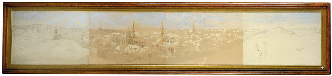 Panorama van Caïro door David Roberts
