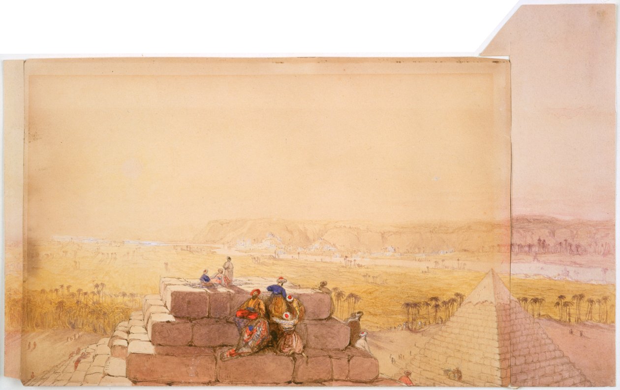 Piramides, 19e eeuw door David Roberts