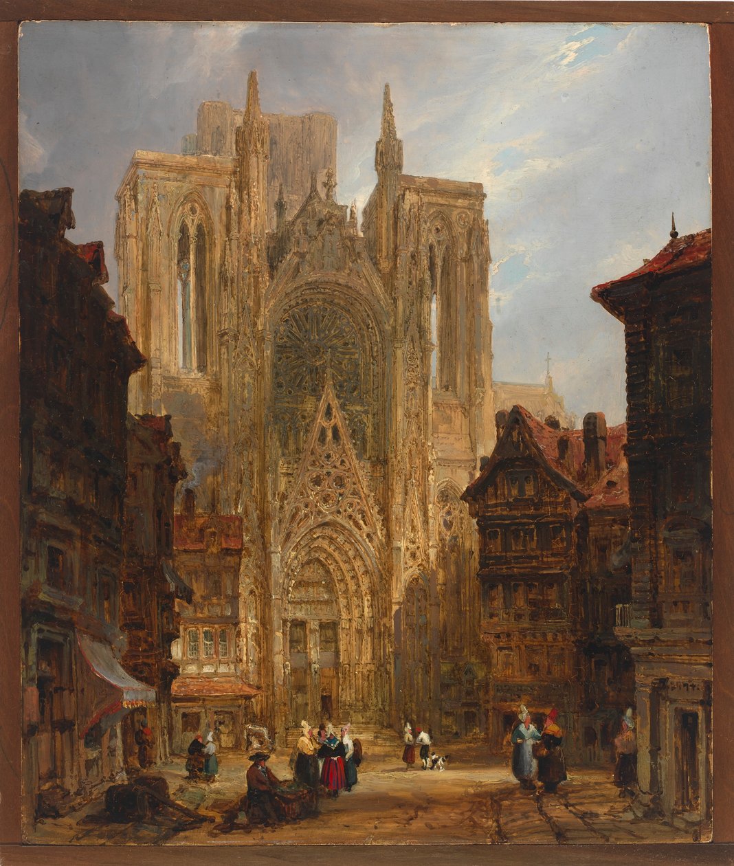 Kathedraal van Rouen door David Roberts