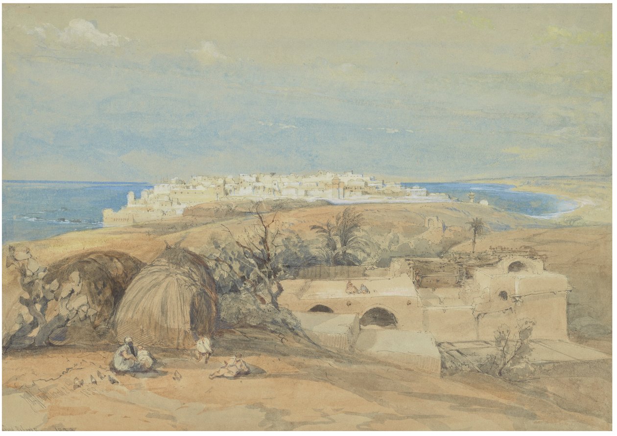 Uitzicht op Jaffa, kijkend naar het noorden door David Roberts
