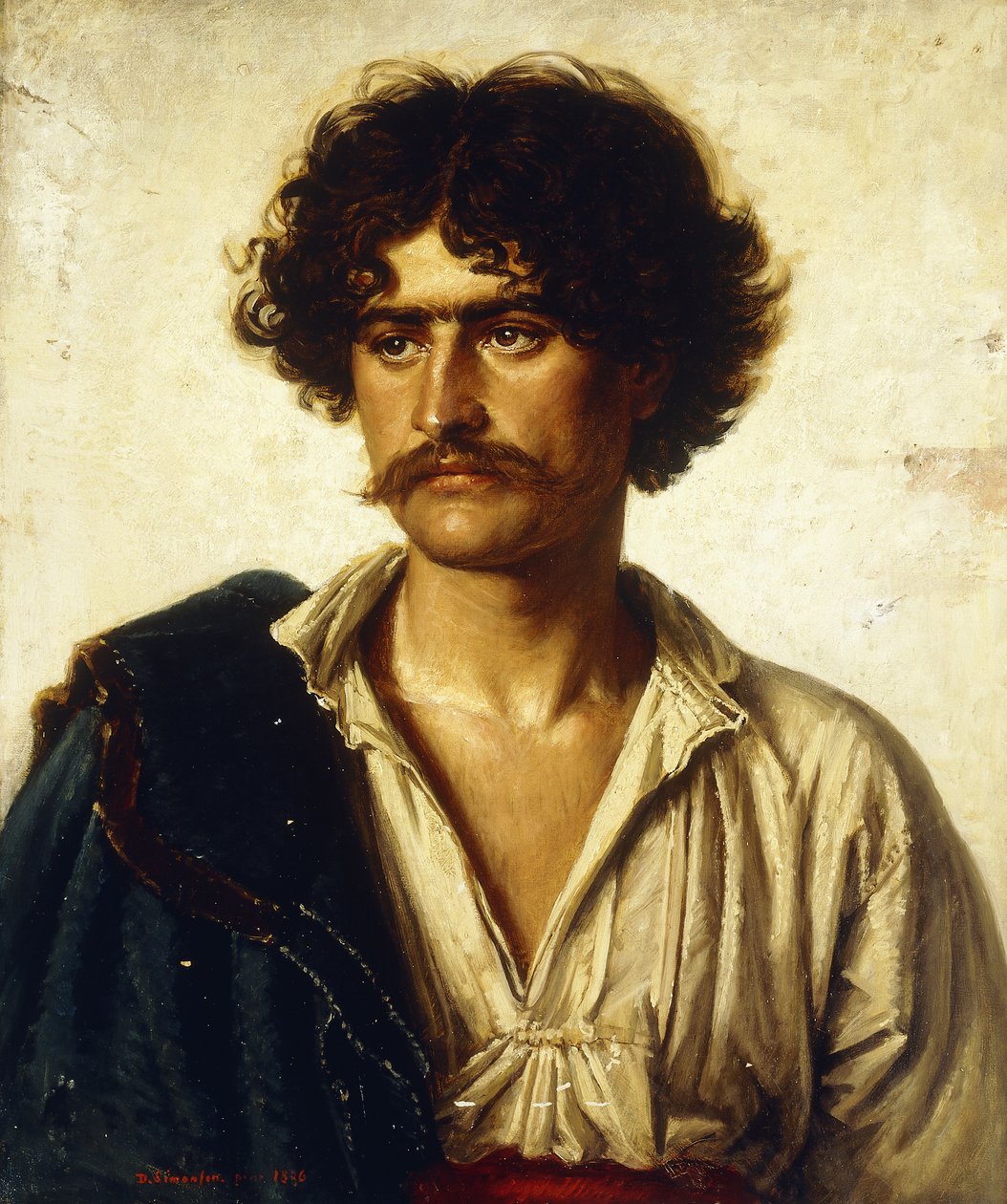 Portret van een man door David Simonson