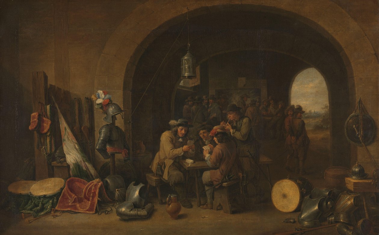 Wachtkamer door David Teniers (II)