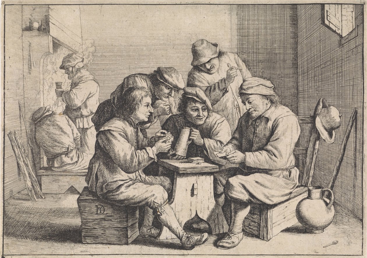 Kaartspelers door David Teniers (II)
