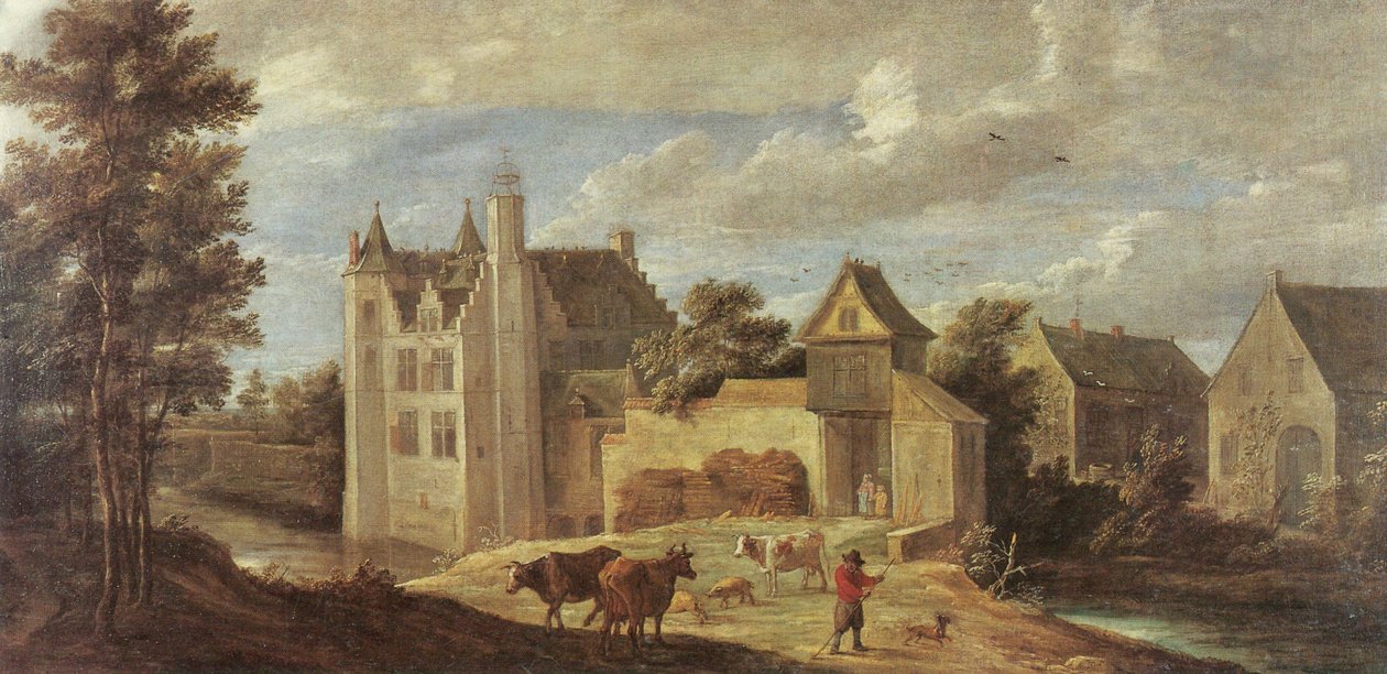 Droge Toren door David Teniers the Younger