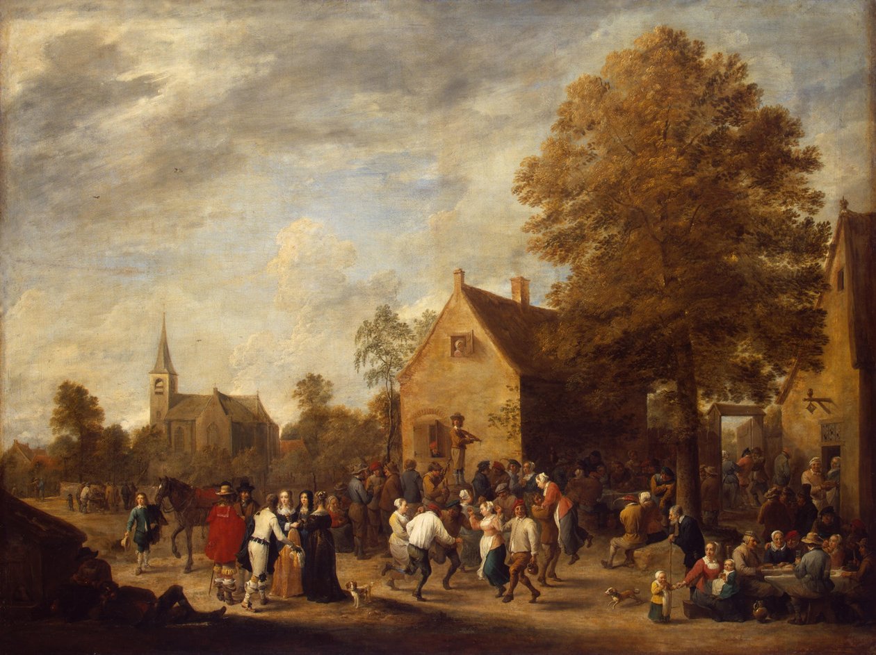 Landelijk feest door David Teniers the Younger