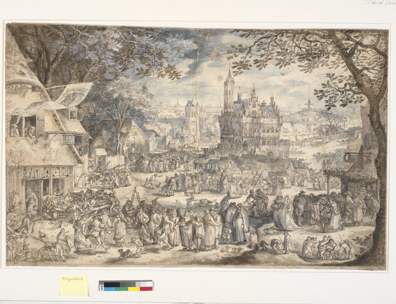 Kermis door David Vinckboons