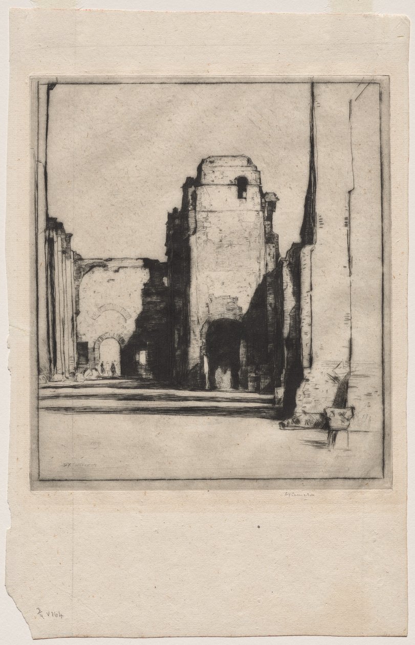 Tepidarium, Baden van Caracalla door David Young Cameron